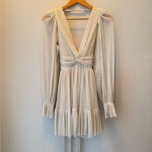 Sabina Musayev white Long-Sleeve Dress